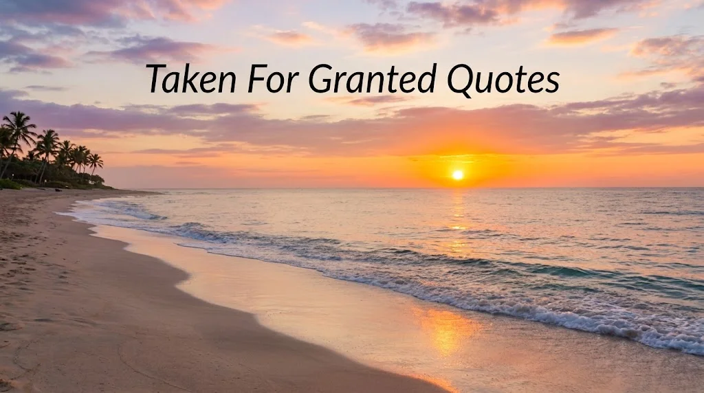 taken-for-granted-quotes